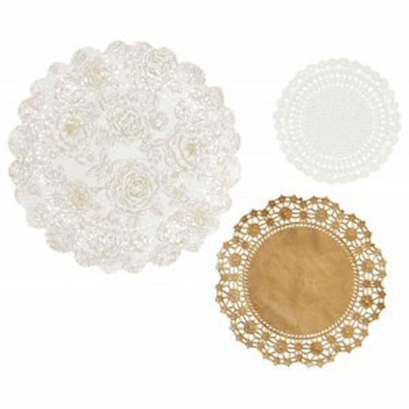 Talking Tables Gold Procelain Doilies - Pack of 24