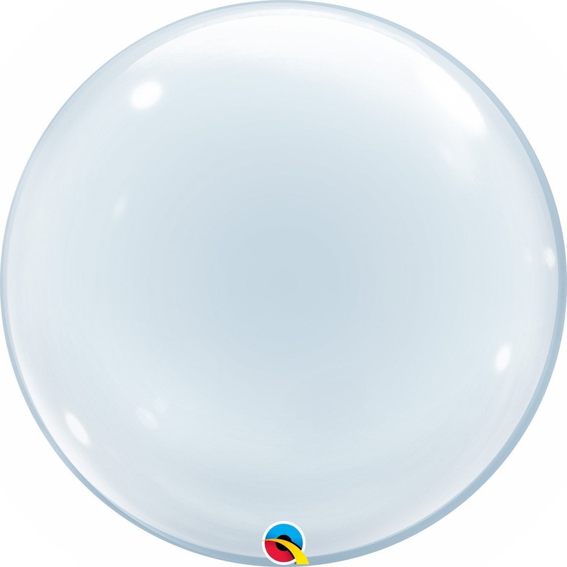 Deco Bubble - Plain Clear Crystal Balloon 24in / 61cm