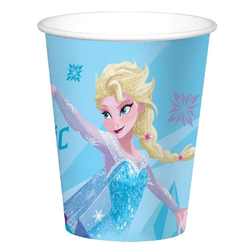 Frozen Elsa Paper Cups 9oz - Pack of 6