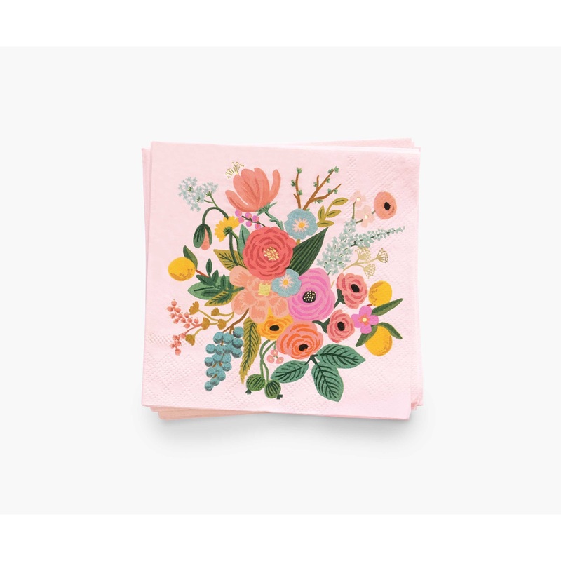 Rifle Paper Co Garden Party Cocktail Napkins - Pack of 20