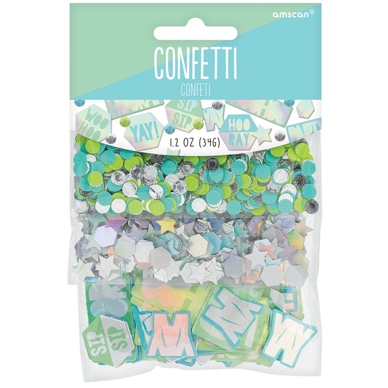 Shimmering Party Value Pack Confetti Iridescent Paper & Foil