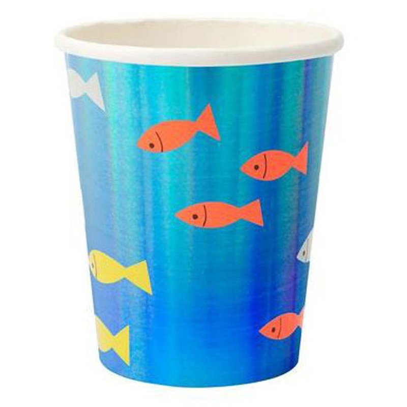 Under The Sea Cups - Pack of 8