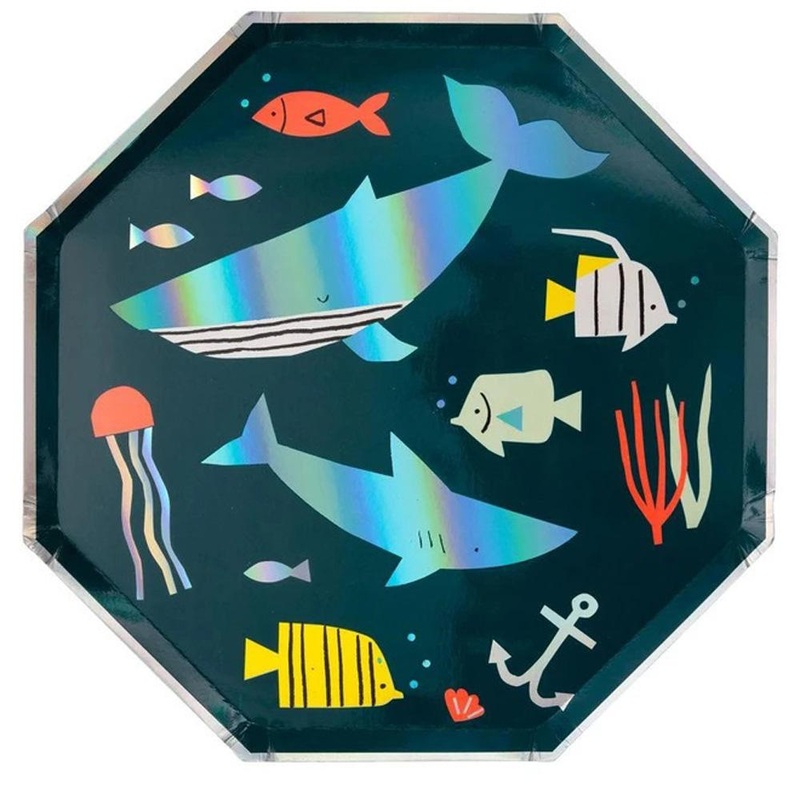 Under The Sea Dinner Plates - Pack of 8
