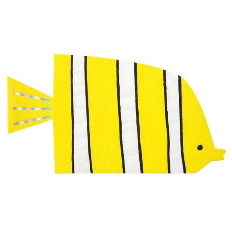 Under The Sea Fish Napkins - Pack of 16