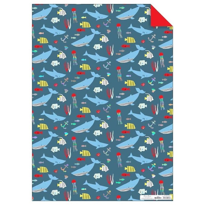 Under The Sea Wrapping Paper Roll - Pack of 3