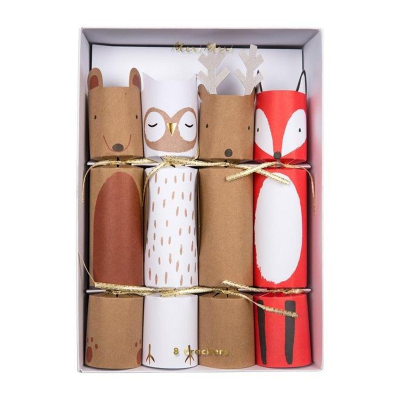 Woodland Creature Medium Crackers - Pack of 8