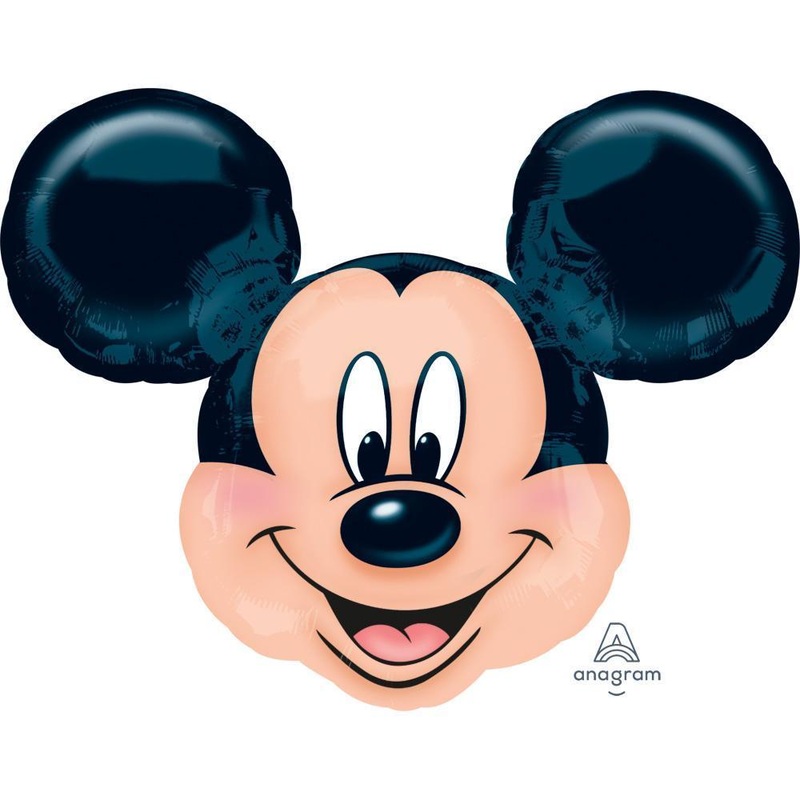 Mickey Mouse Die Cut Foil Balloon 27in x 21in / 69cm x 54cm