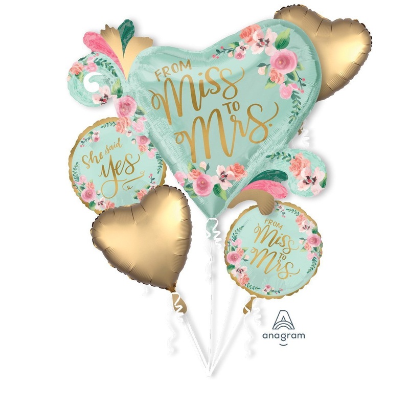 Mint To Be - Foil Balloon Bouquet