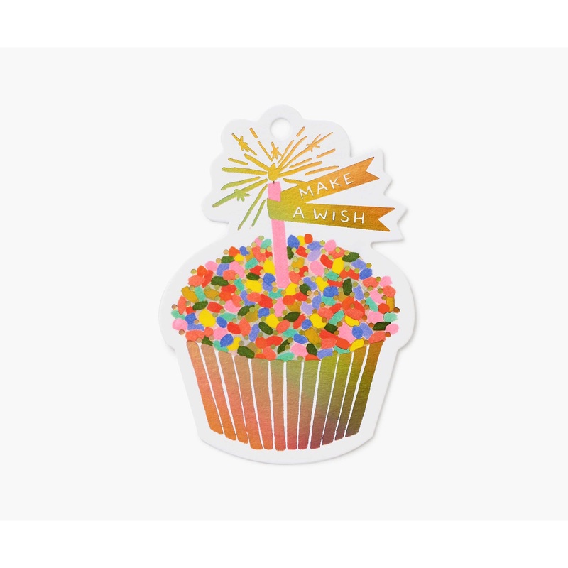 Rifle Paper Co Cupcake Die-Cut Gift Tags - Pack of 8