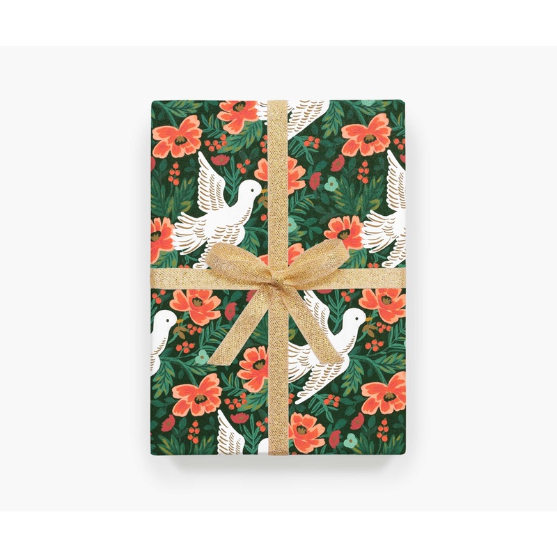 Rifle Paper Co Peace Dove Wrapping Sheets - Pack of 3