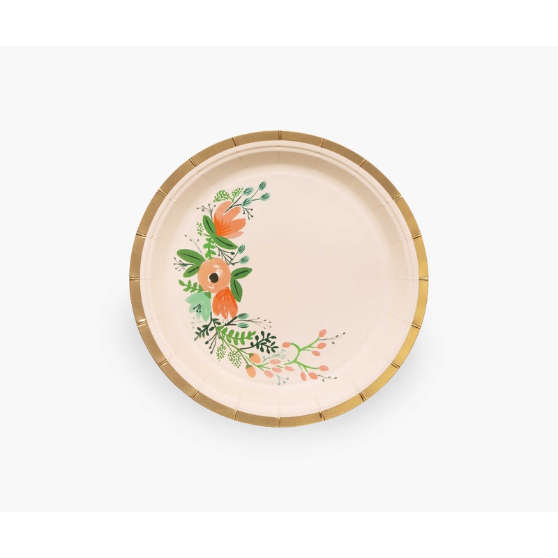 Rifle Paper Co Wildflower Small Plates - Pack of 10