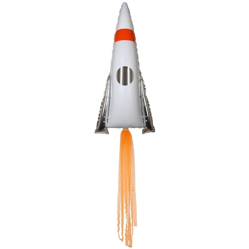 Space Rocket Mylar Foil Balloon 33in / 86cm