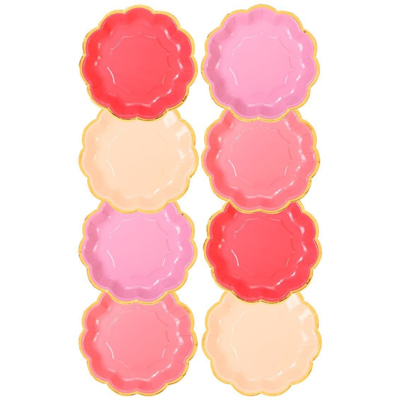 Talking Tables Rose Small Plates - Pack of 12