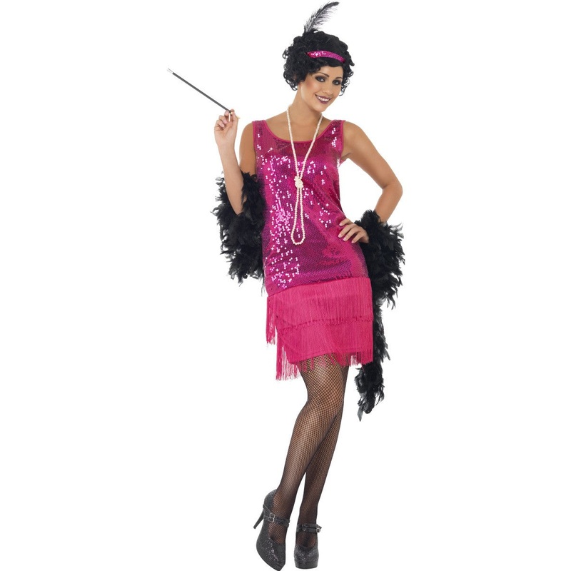 Flapper Funtime Costume - Pink/Blue