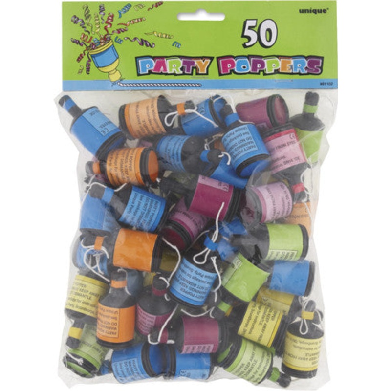 Party Poppers - 50