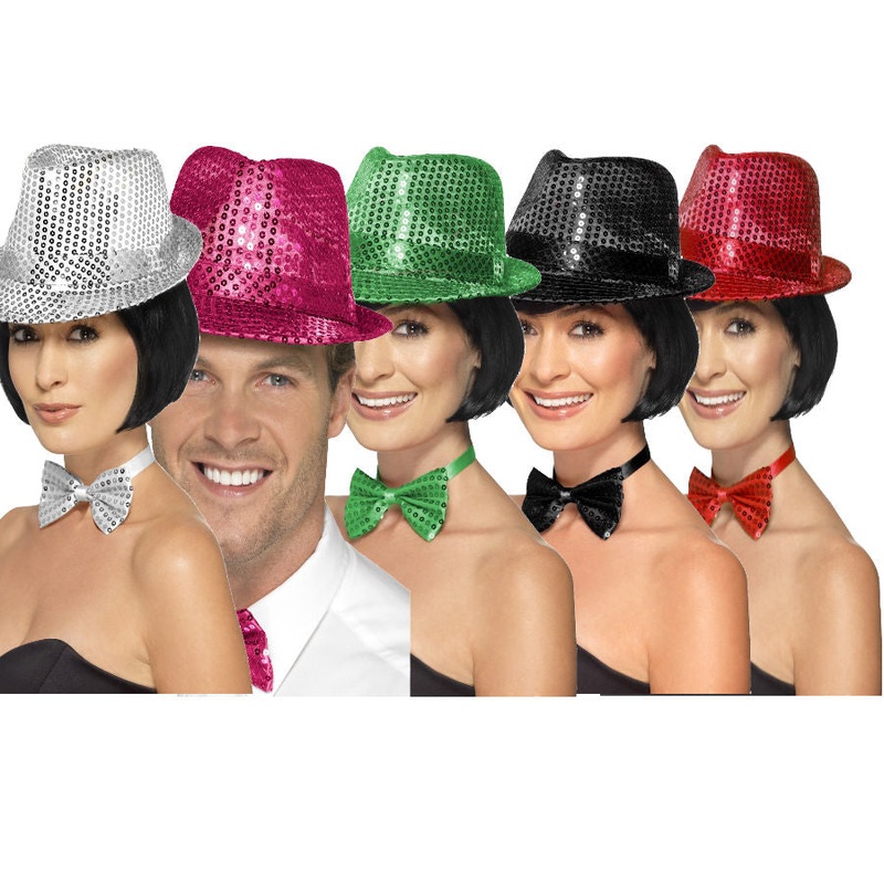 Trilby Hat - Sequin