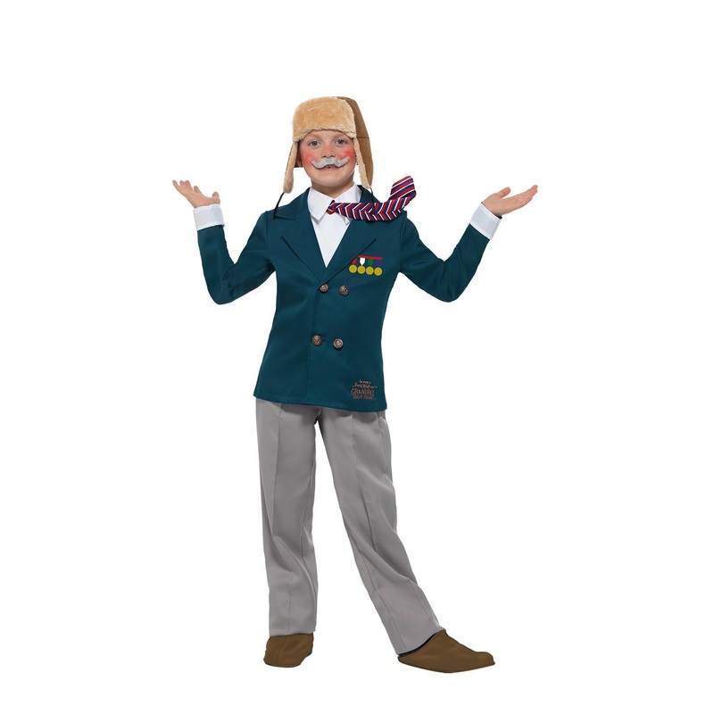 David Walliams Deluxe Grandpa's Great Escape Costume - Childs