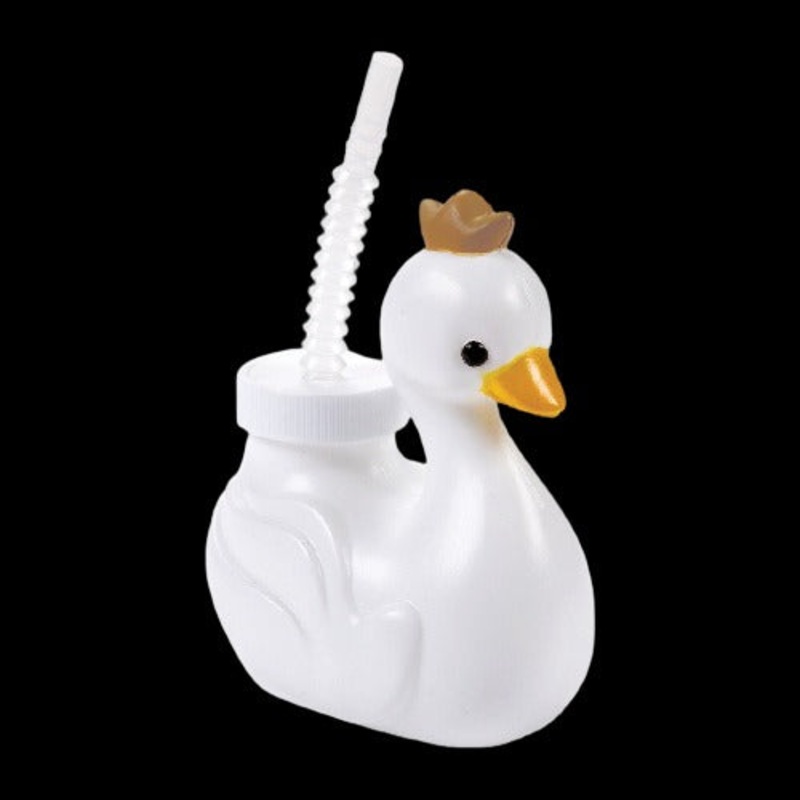 12 Oz Sweet Swan Cups with Straws