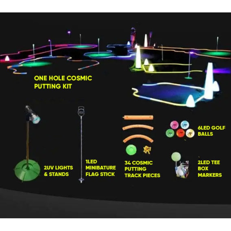 Cosmic Miniature Golf Putting Kit