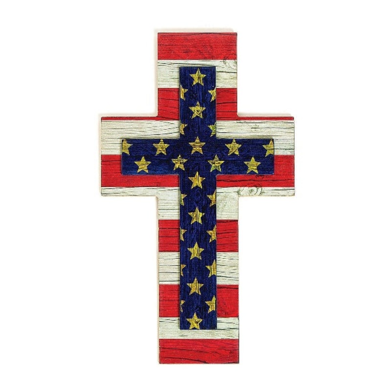 Patriotic Wall Cross