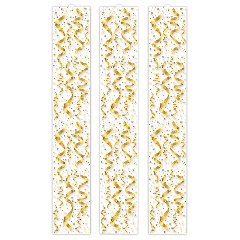 Gold Swirl Party Panels