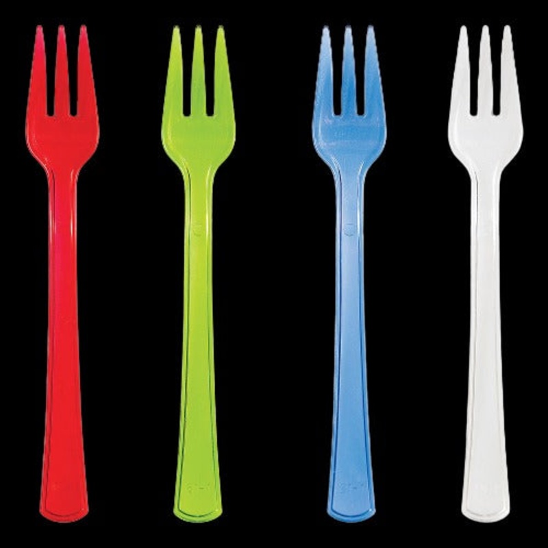 Mini Appetizer Forks - Assorted Colors