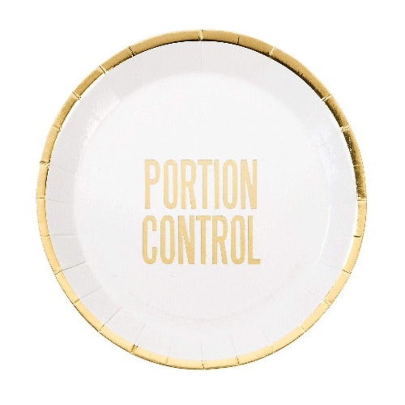 Portion Control Paper Plates