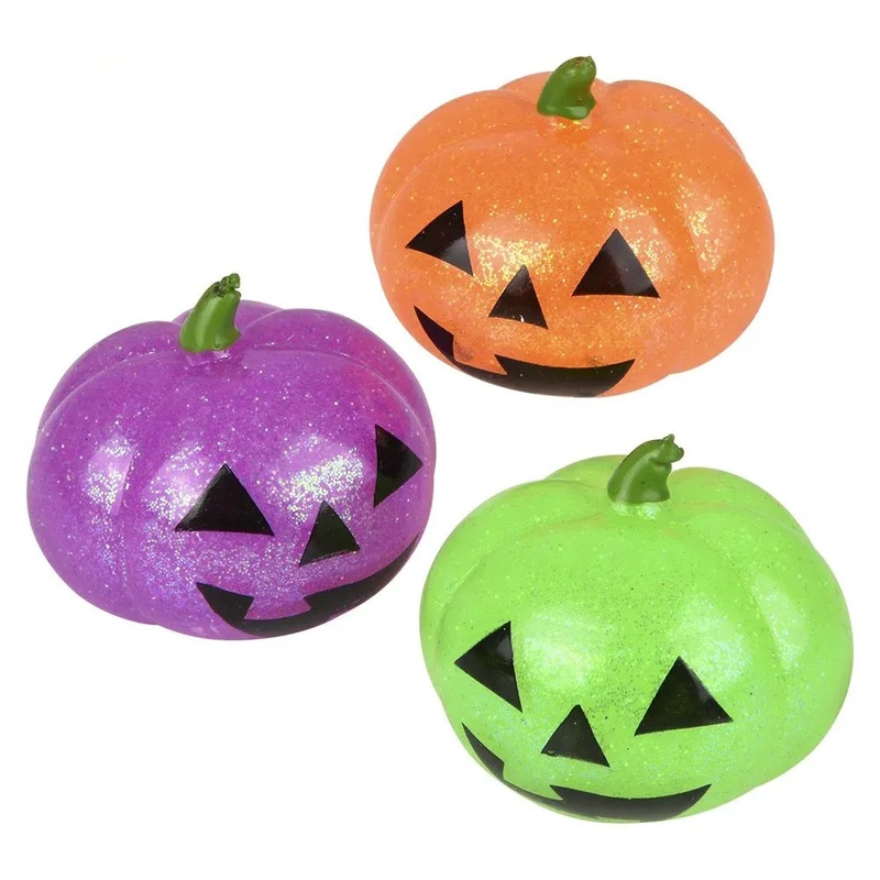 2" Squish Sticky Jack O Lantern