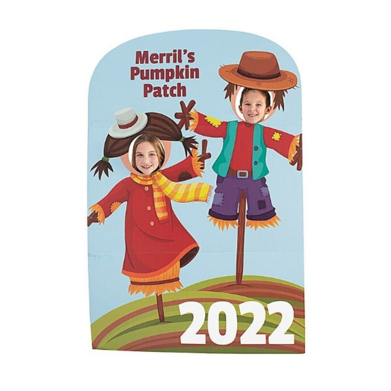 Personalized Scarecrow Photo Life-Size Cardboard Stand-Up