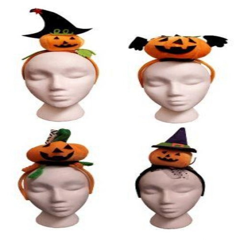 Pumpkin Headbands - 4 Different Shapes