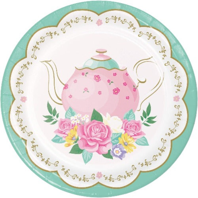 Tea Party Dessert Plates