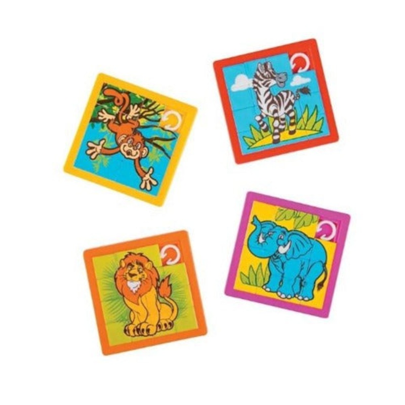 Zoo Animal Slide Puzzles