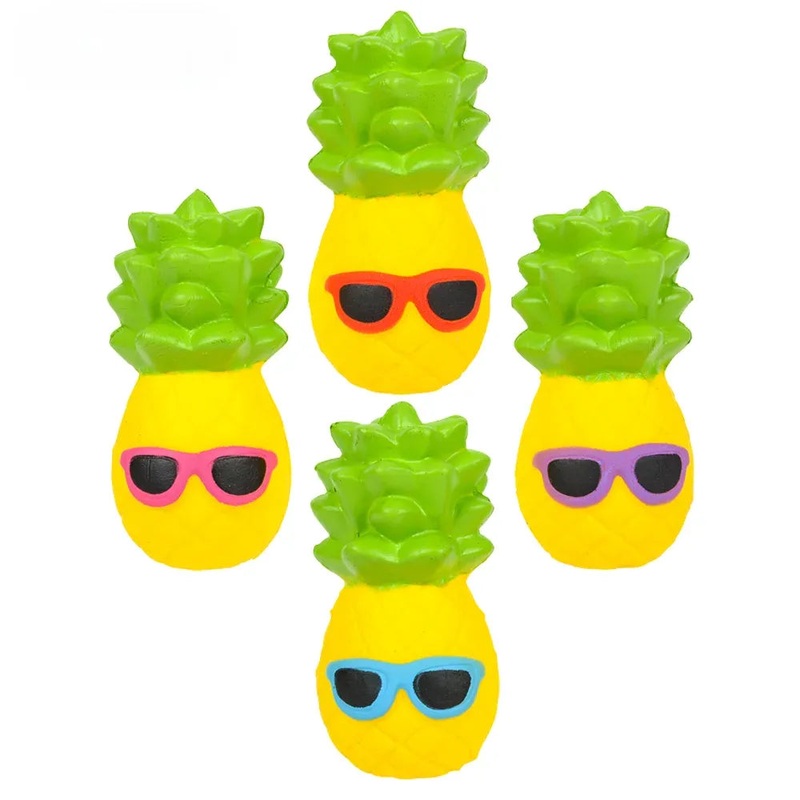 4" Squish Pineapple