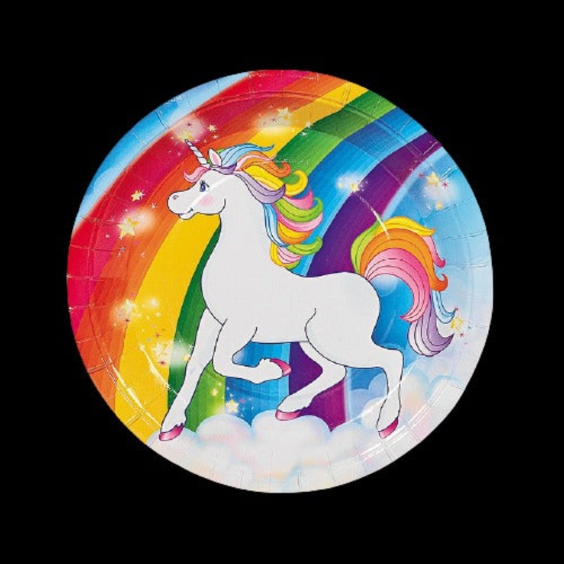 Unicorn Paper Dinner Plates