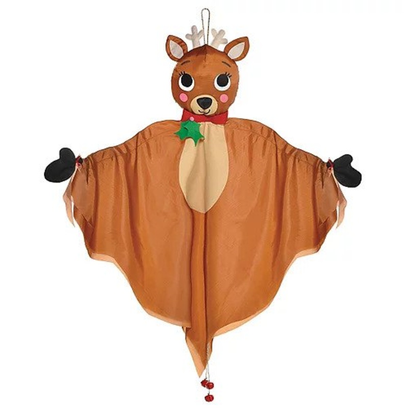 48 Inch Hanging Fabric Reindeer