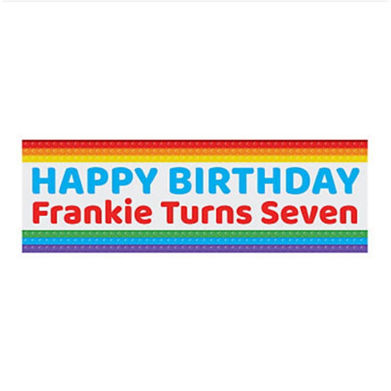 Personalized Lotsa Pops Party Banner - Medium