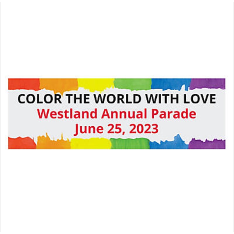 Personalized Rainbow Banner - Large