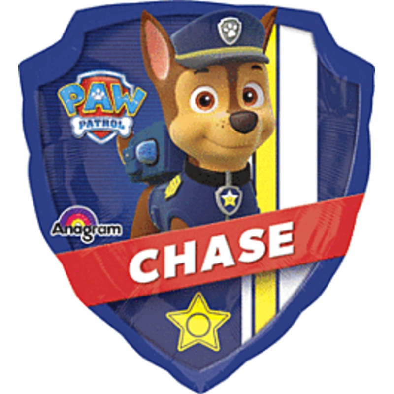 #075 Paw Patrol Double-Sided Chase/Marshall 27in Supershape