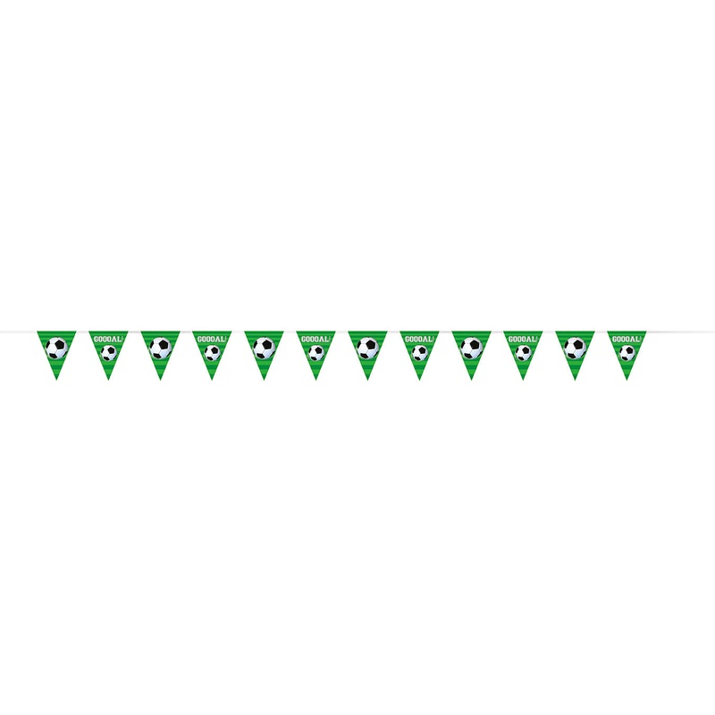 3D Soccer Plastic Flag Banner 12 ft