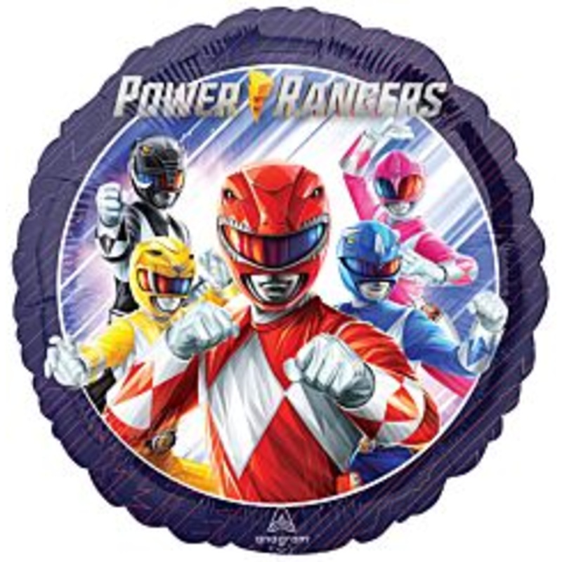 #432 Power Rangers 18in Printed Mylar