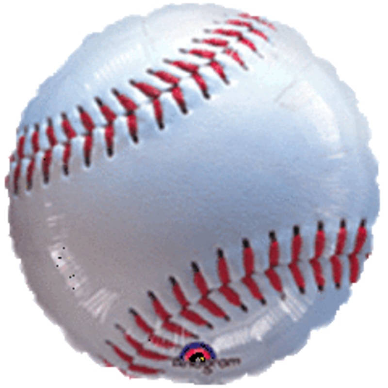#477 Baseball General 18in Printed Mylar
