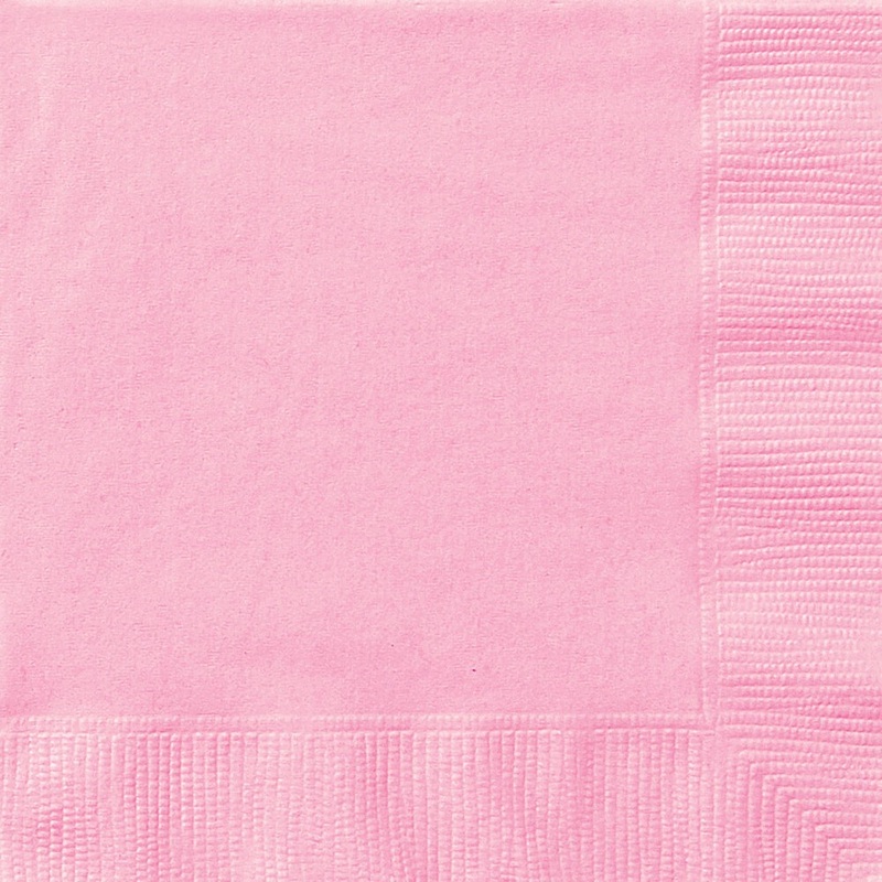 Pink Lunch Napkins