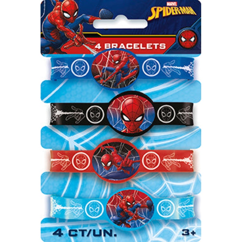 Spider-Man Stretch Bracelets 4ct