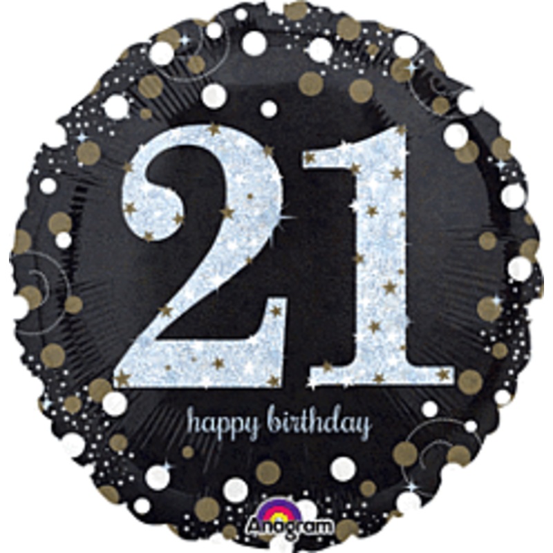 #359 Sparkling Celebration 21 18in Printed Mylar