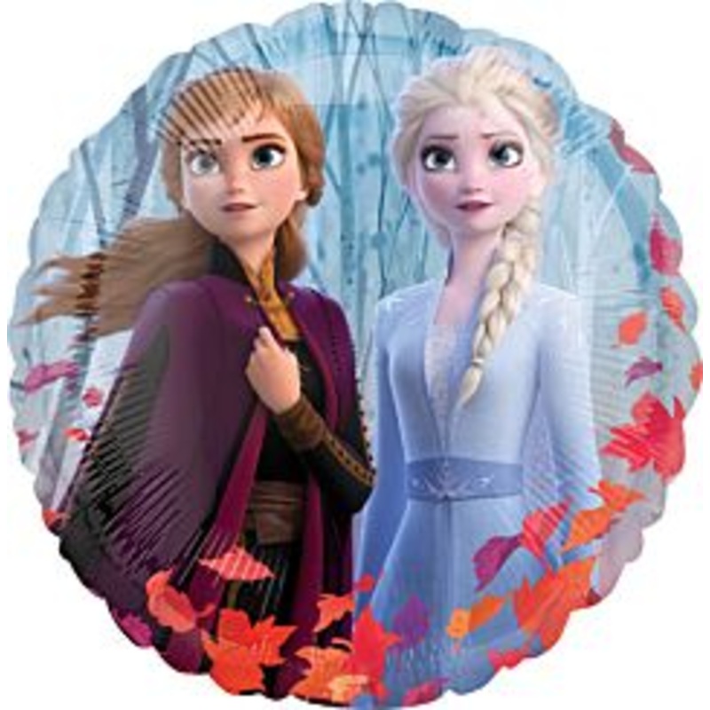 #445 Frozen Anna & Elsa 18in Printed Mylar