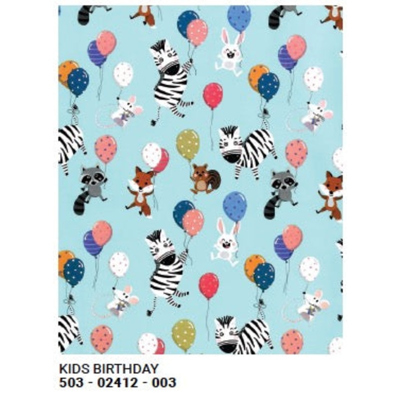 Roll Wrap Birthday animals 30in x 5ft