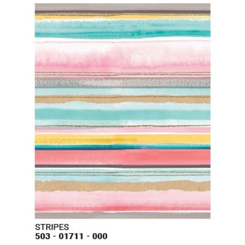 Roll Wrap Stripes Pastels 30in x 5ft