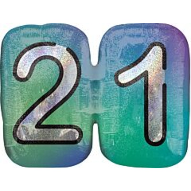 #012 Finally 21 Holographic 27in Supershape