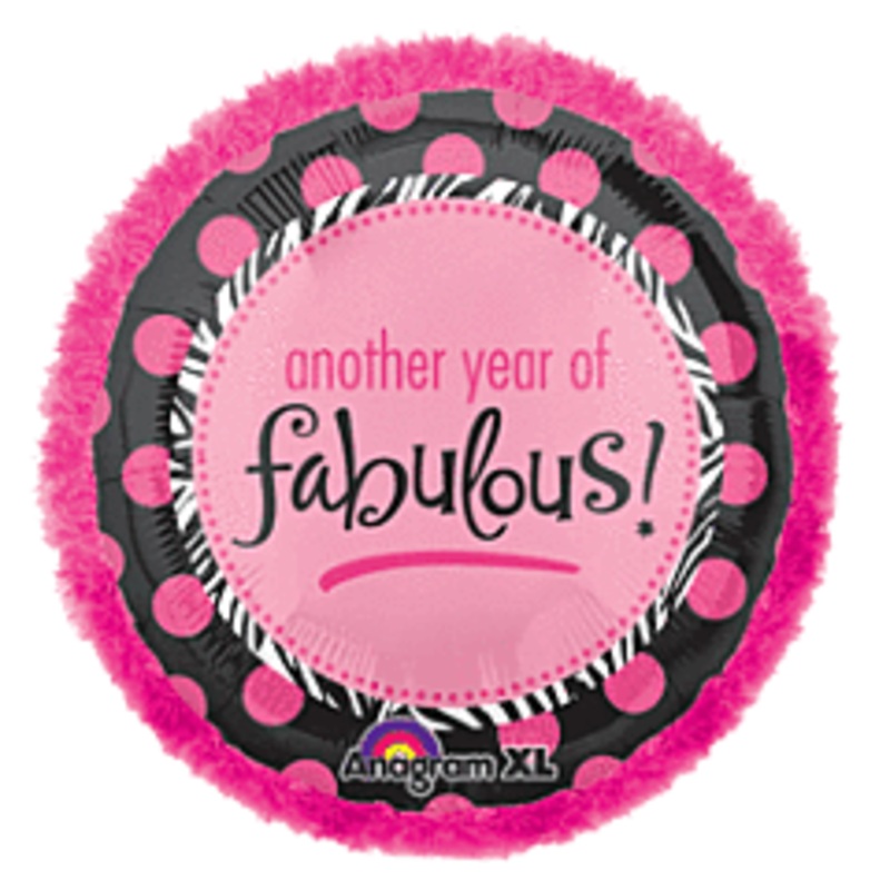 #030 Another Year of Fabulous Fuzzy 32in Supershape