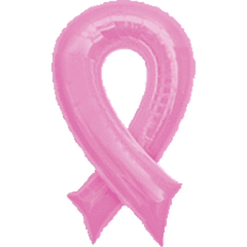 #055 Pink Ribbon 36in Supershape